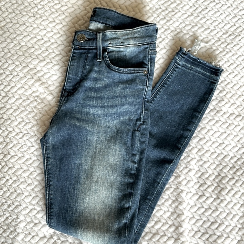 EXPRESS Ankle Leggings Mid Rise